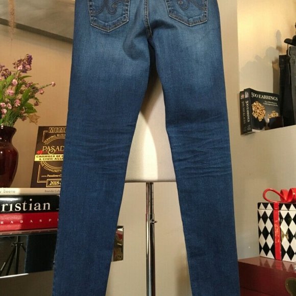 Adriano Goldschmed Blue Cotton Legging Ankle Jeans - Picture 10 of 10